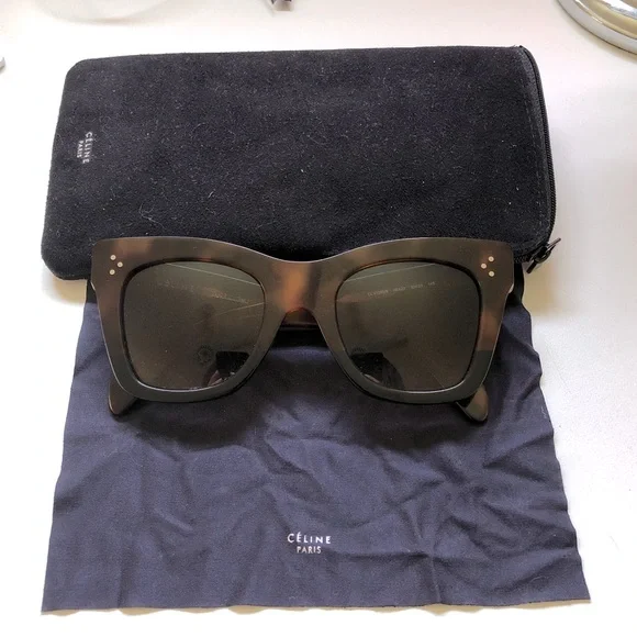 Celine | Accessories | Cline Two Toned Sunglasses | Poshmark display picture 2
